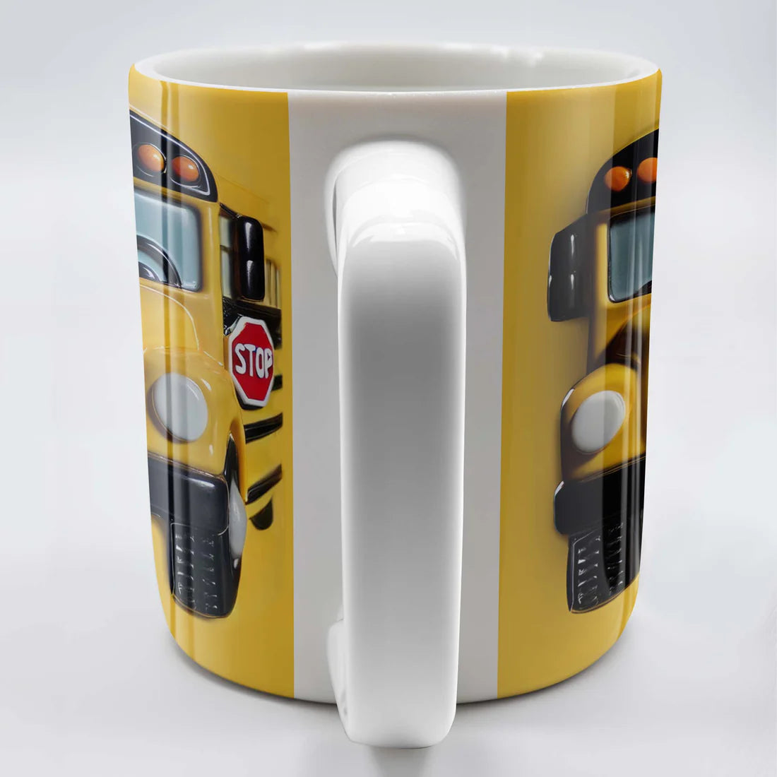 Best Bus Driver, School Bus And Stop Sign, Personalized Custom Coffee Mug, Gift For Bus Drivers
