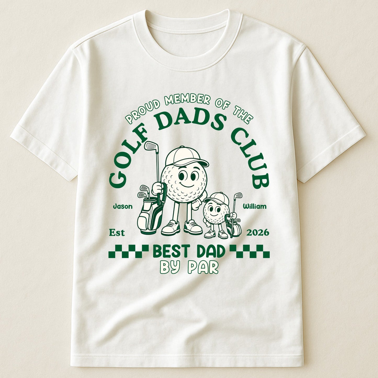 Daddy And Me Golf Matching Tee - Father's Day Gift For Dad - Personalized Shirts