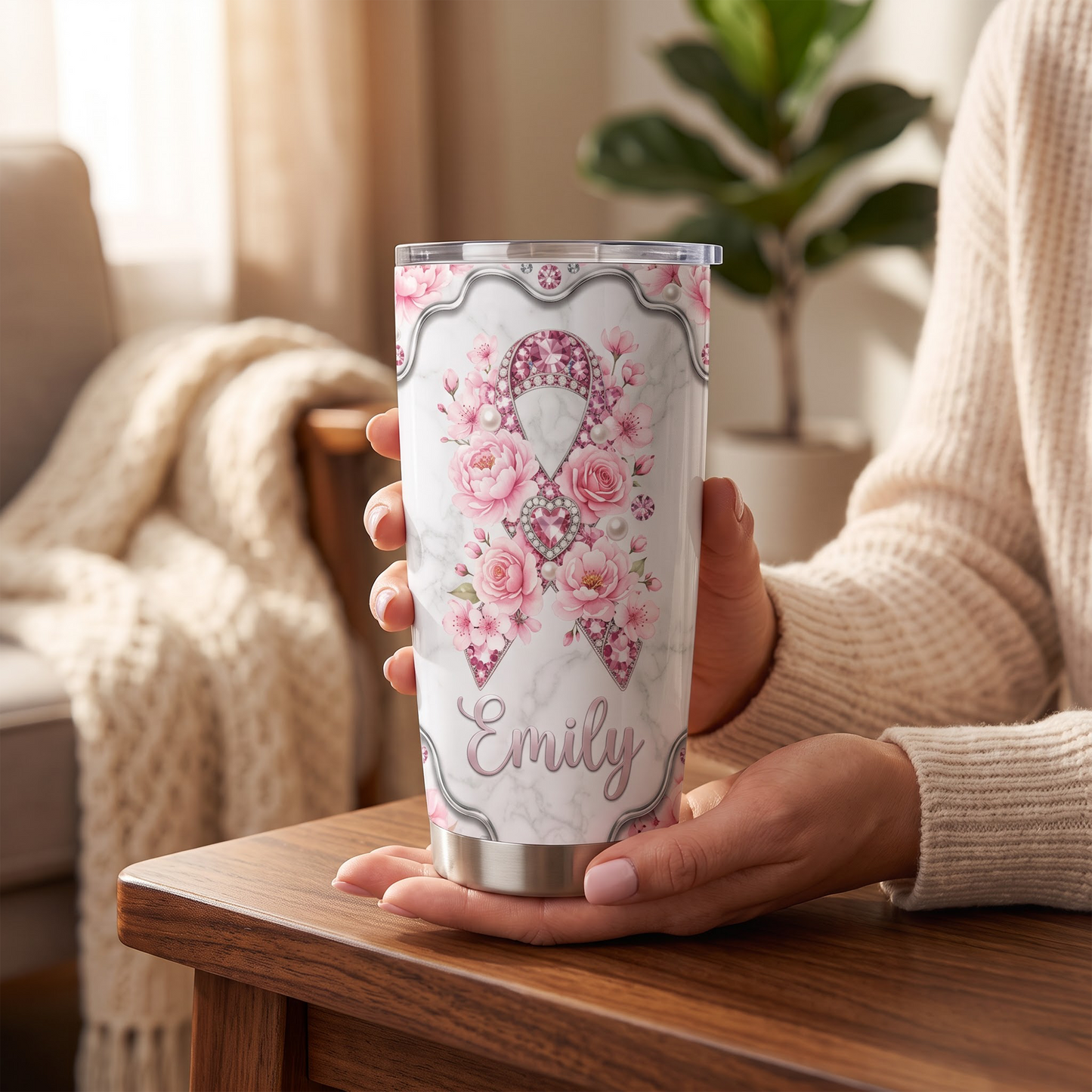 Breast Cancer Survivor Breast Cancer Awareness Tumbler