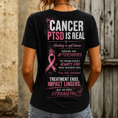 Women's Casual Breast Cancer Awareness Print Top