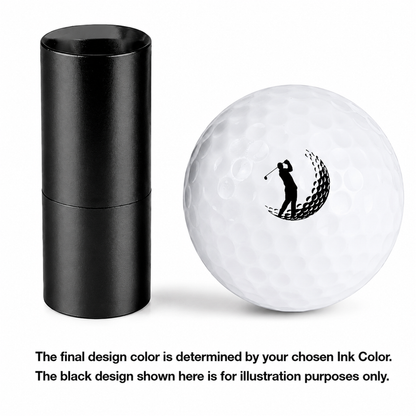 Personalized Plastic Golf Ball Stamp for Golfers – Custom Logo Marker, Unique Gift for Avid Players