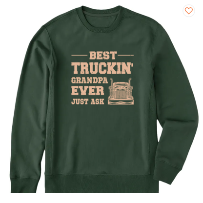 Best Truckin' Dad Ever Just Ask - Personalized Shirt