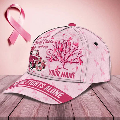 I Wear Pink For Breast Cancer Awareness - Personalized Classic Cap