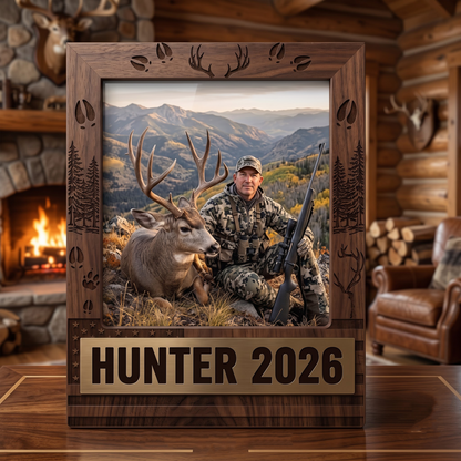 Custom Any Photo - Personalized Hunting Custom Shaped Acrylic Plaque