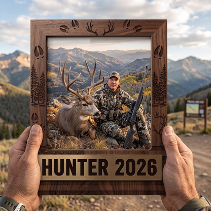 Custom Any Photo - Personalized Hunting Custom Shaped Acrylic Plaque