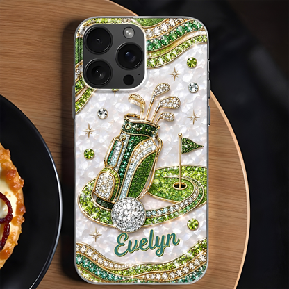 Golf Passion - Personalized Clear Phone Case, Gift For Golf Lovers