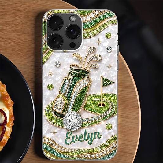 Golf Passion - Personalized Clear Phone Case, Gift For Golf Lovers