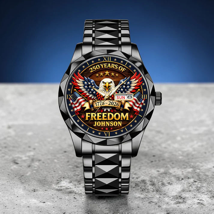 Personalized United State 250th Anniversary Alloy Luxury Quartz Watch