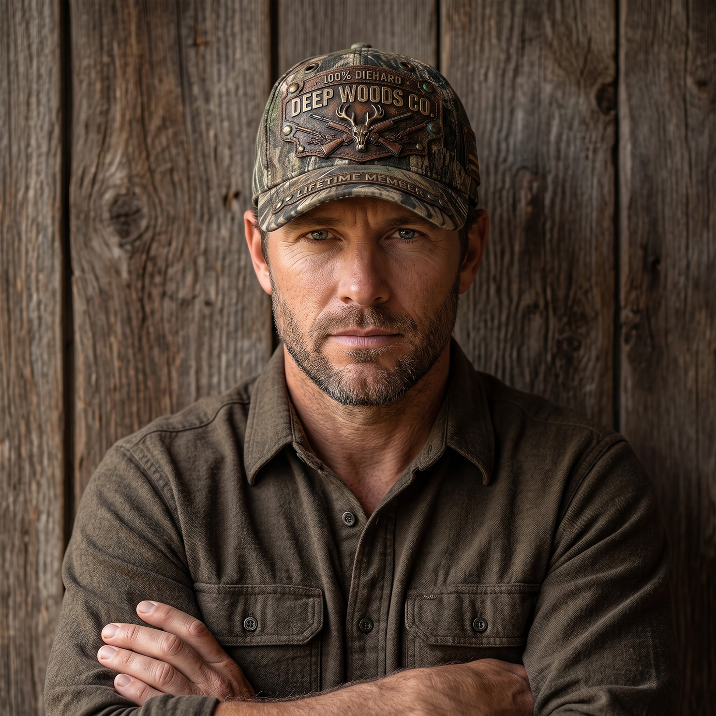 Personalized Hunting Camo Hat – Custom Name Deer Hunting Cap for Men