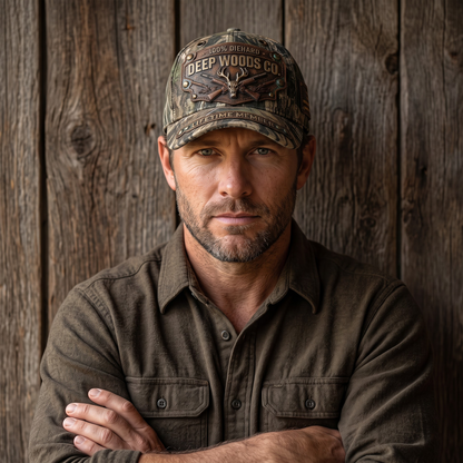 Personalized Hunting Camo Hat – Custom Name Deer Hunting Cap for Men
