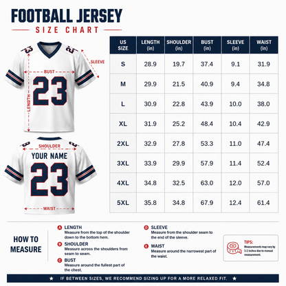 Custom Photo Football Game Day Football Jersey Gift For Football Lovers - Personalized Gift For Football Player