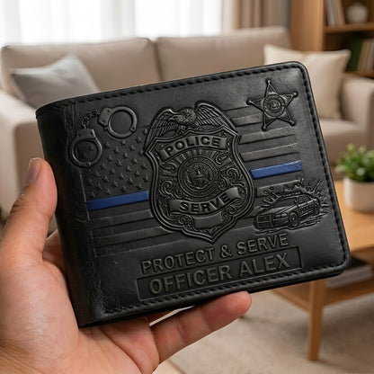 Legend Of The Force - Personalized Police Officer Wallet