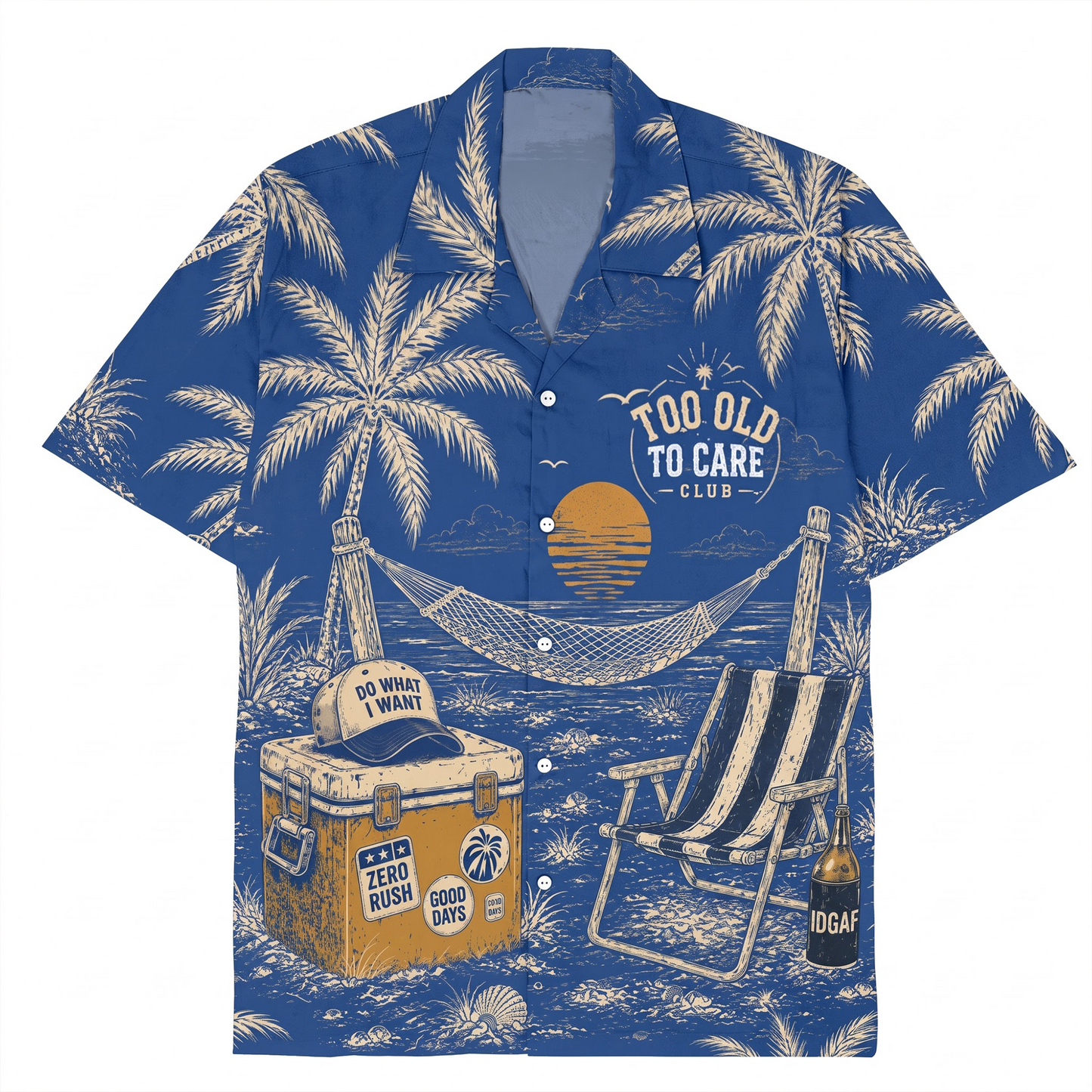 Not My Problem - Personalized Hawaiian Shirt