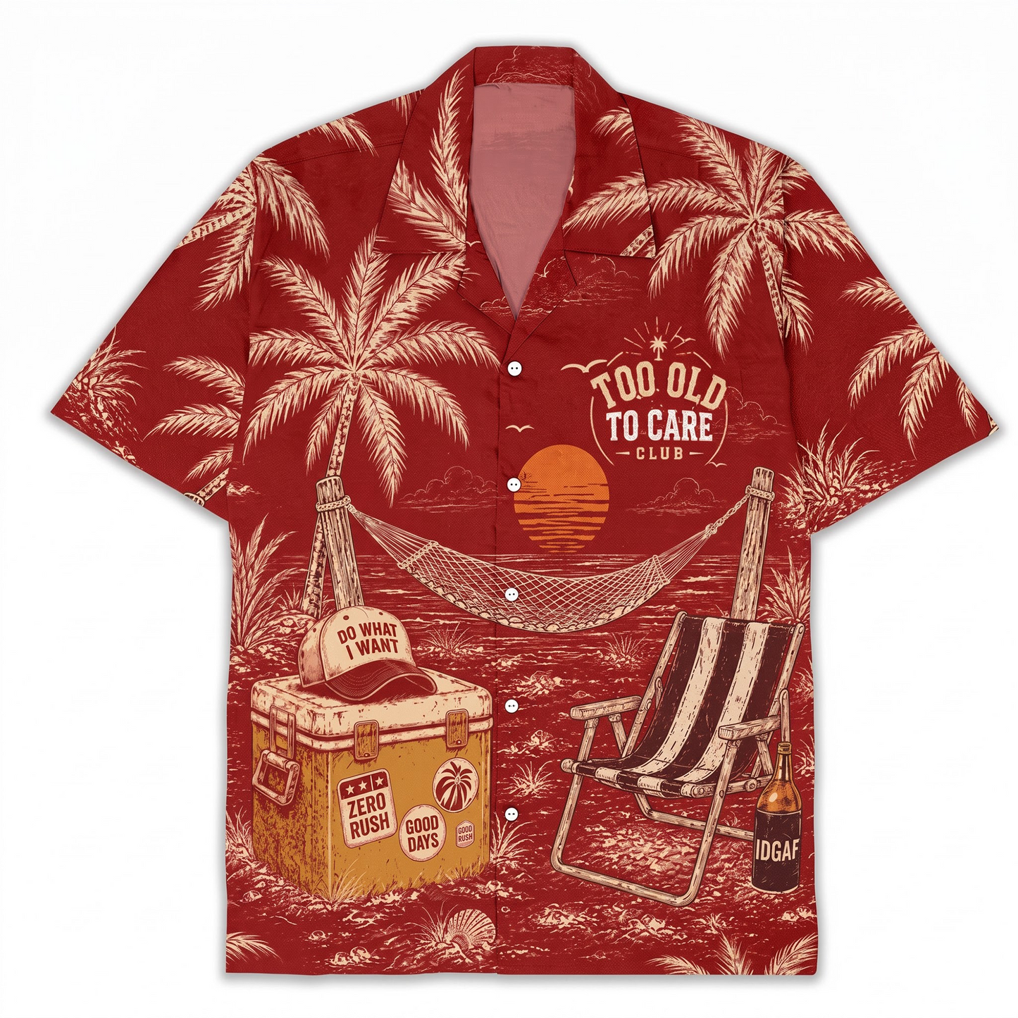 Not My Problem - Personalized Hawaiian Shirt