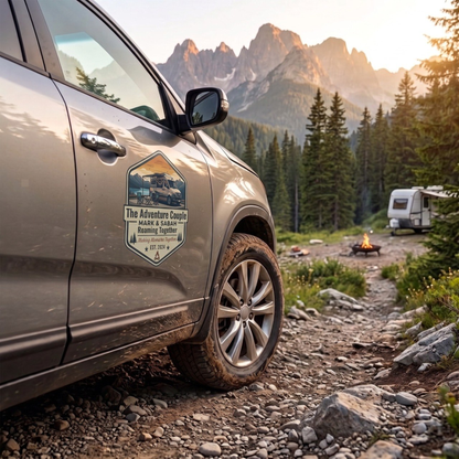 Couple Adventures - Personalized RV Decal