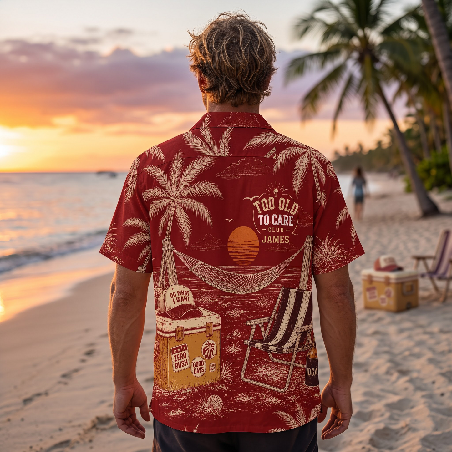 Not My Problem - Personalized Hawaiian Shirt