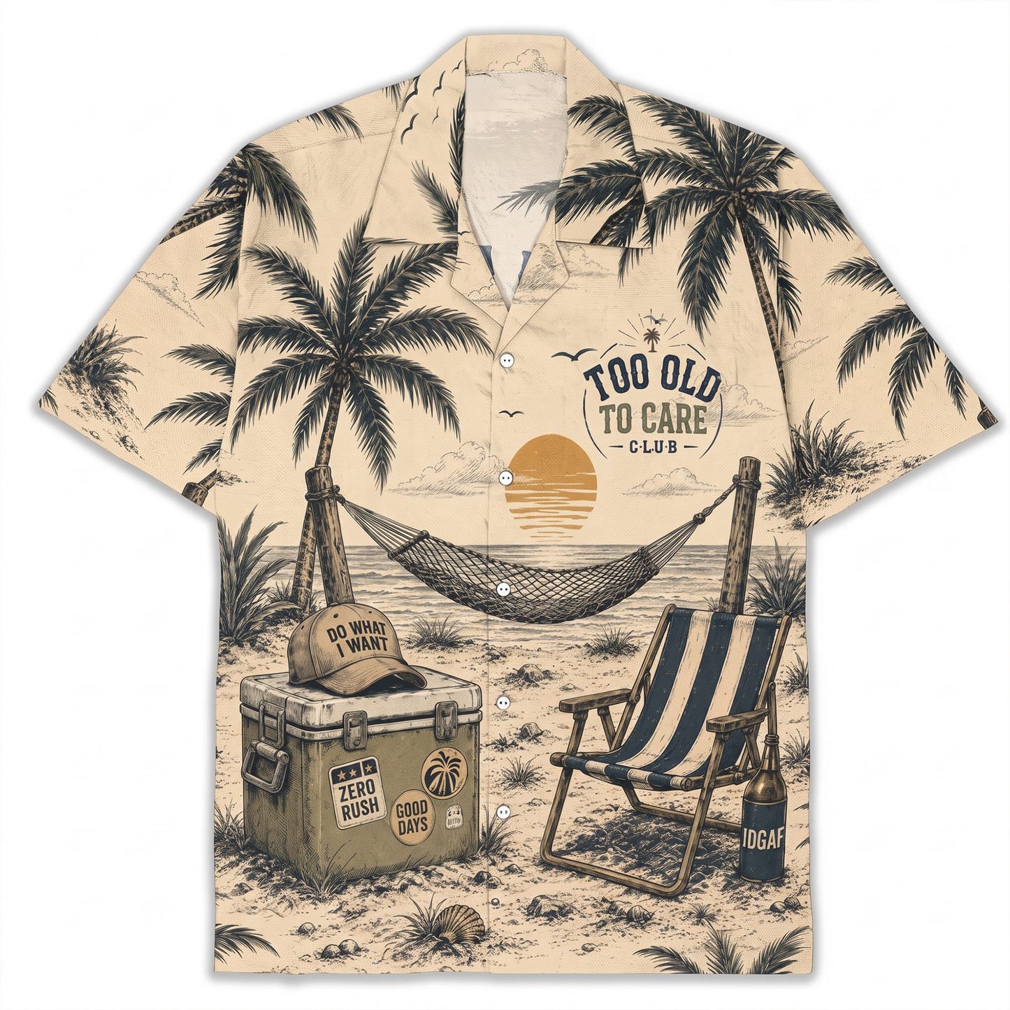 Not My Problem - Personalized Hawaiian Shirt