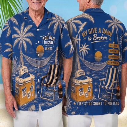 Not My Problem - Personalized Hawaiian Shirt
