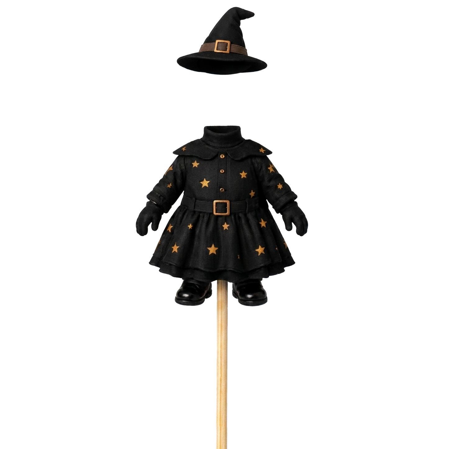 Custom Face Baby Halloween, Spooky Birthday Decor - Personalized Cupcake Toppers