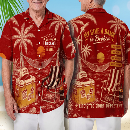 Not My Problem - Personalized Hawaiian Shirt