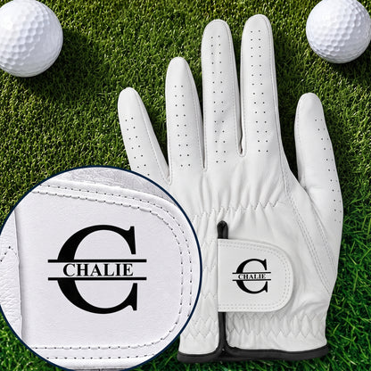 Life Is Full Of Choices Golf Monogram - Personalized Golf Glove