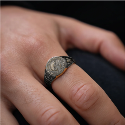 Lucky Fishing Ring - Personalized Fishing Signet Ring