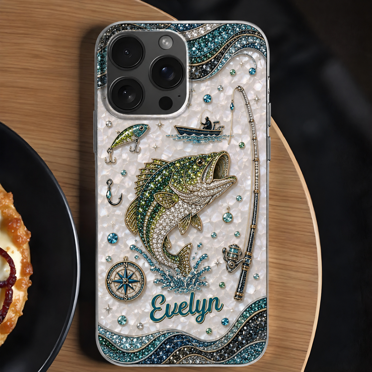 Fishing Passion - Personalized Clear Phone Case, Gift For Fishing Lovers