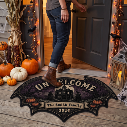 Home Of Chills And Thrills - Personalized Doormat