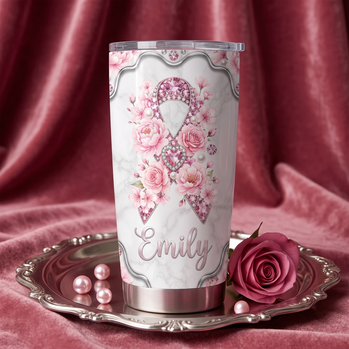 Breast Cancer Survivor Breast Cancer Awareness Tumbler