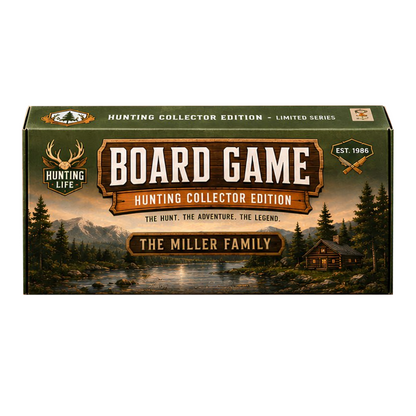 Premium Hunting Collector’s Edition Board Game – Outdoor Hunting Adventure Strategy Game for Hunters & Game Night