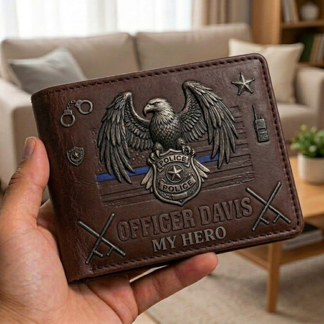 Legend Of The Force - Personalized Police Officer Wallet