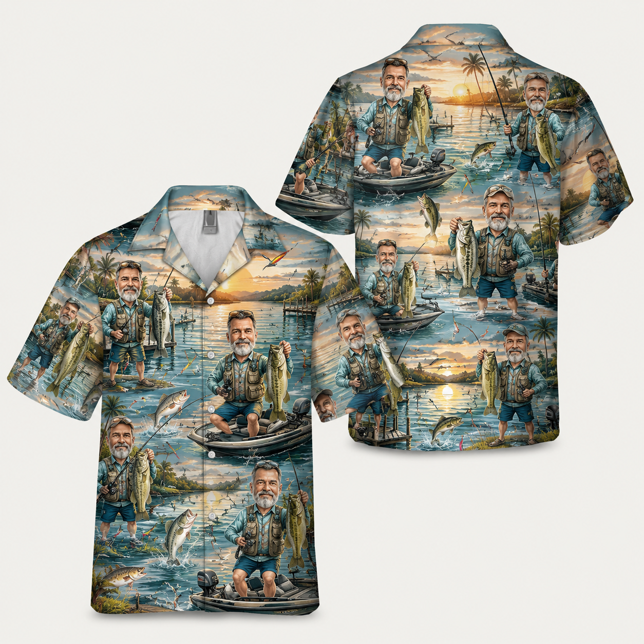 Fishing Shirt - Personalized Fishing Hawaiian Shirt