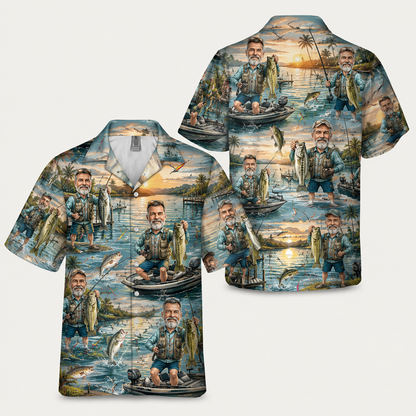Fishing Shirt - Personalized Fishing Hawaiian Shirt