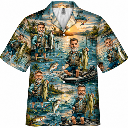 Fishing Shirt - Personalized Fishing Hawaiian Shirt
