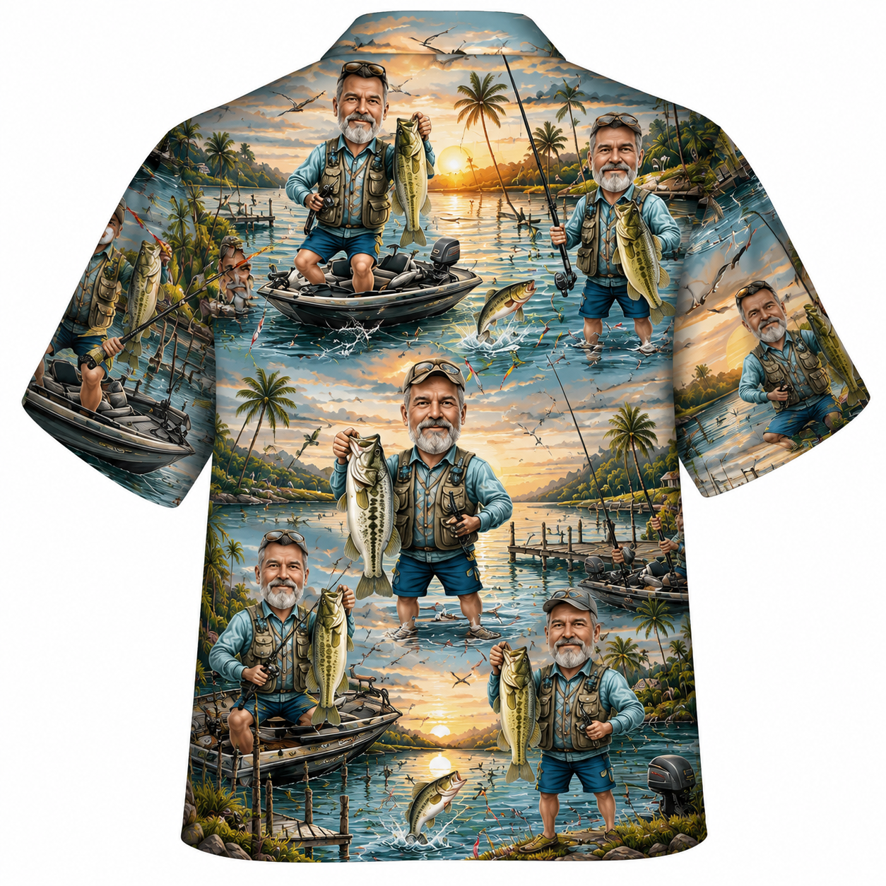 Fishing Shirt - Personalized Fishing Hawaiian Shirt