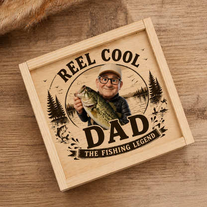 Reel Cool Dad - Personalized Custom Fishing Lure Gift Box