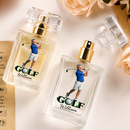 Luxury Gift For Man - Personalized Golf Refillable Perfume Bottle