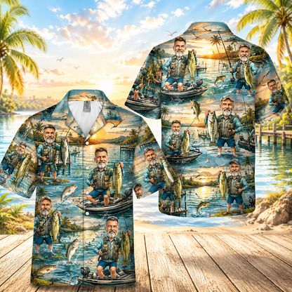 Fishing Shirt - Personalized Fishing Hawaiian Shirt