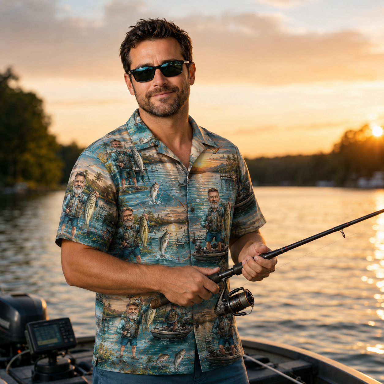 Fishing Shirt - Personalized Fishing Hawaiian Shirt