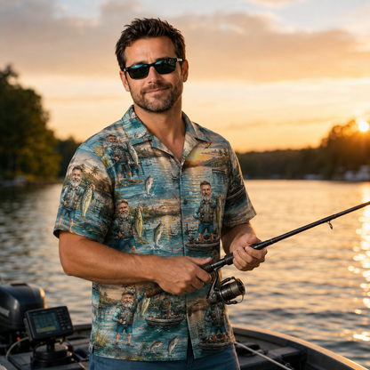 Fishing Shirt - Personalized Fishing Hawaiian Shirt