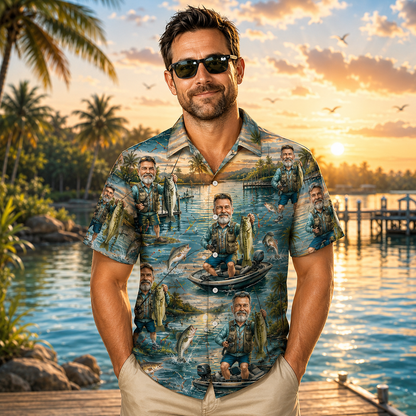 Fishing Shirt - Personalized Fishing Hawaiian Shirt