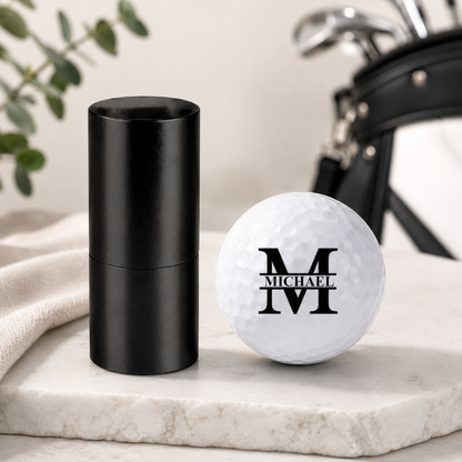 Personalized Plastic Golf Ball Stamp for Golfers – Custom Logo Marker, Unique Gift for Avid Players