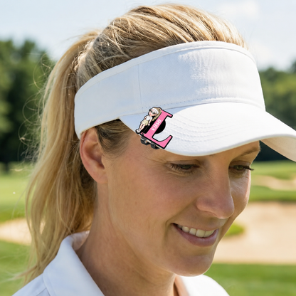 Personalised Cartoon Golf Character Golf Ball Marker with Magnetic Hat Clip and Name Birthday Game Day Gift for Golf Players Lovers