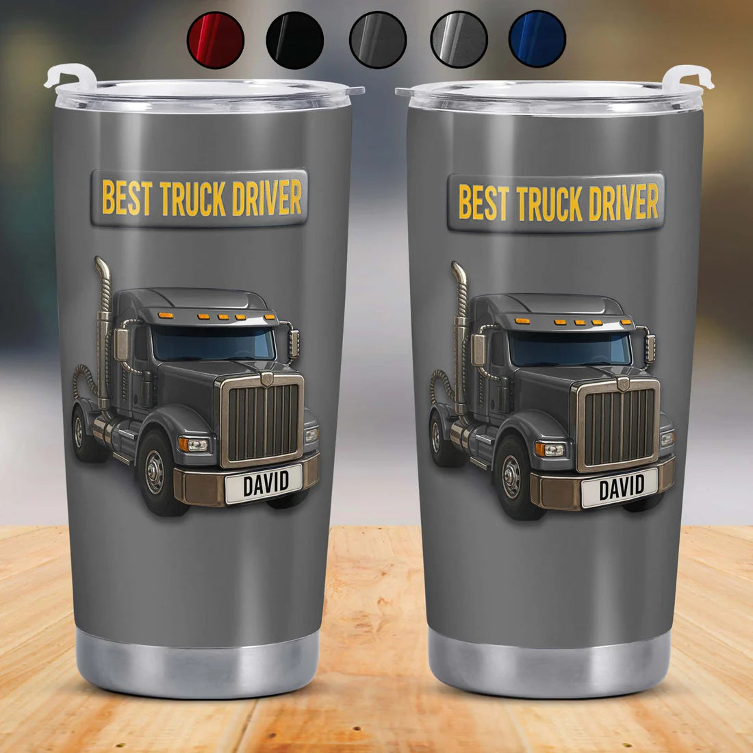 Best Truck Driver Stainless Steel Tumbler, Gift For Truck Drivers