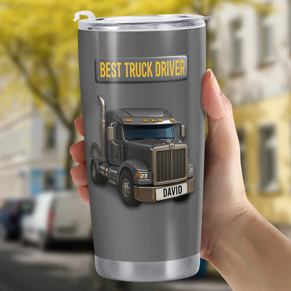 Best Truck Driver Stainless Steel Tumbler, Gift For Truck Drivers