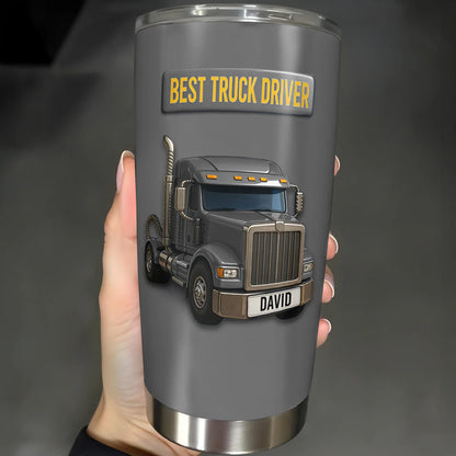 Best Truck Driver Stainless Steel Tumbler, Gift For Truck Drivers