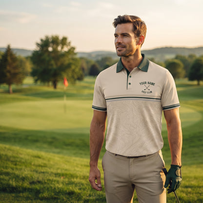 Personalized Golf Course Layout Polo Shirt – Designed for Golf Enthusiasts