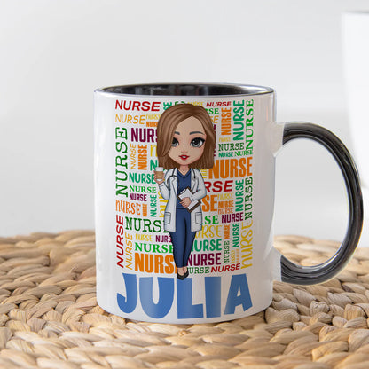 Nurse's Mug - Personalized Accent Mug
