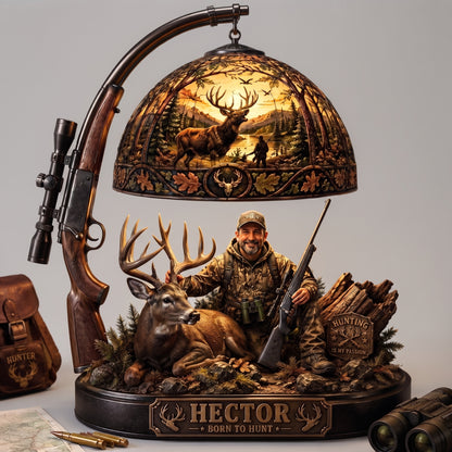 Custom Any Photo Love Hunting - Personalized Hunting Acrylic LED Night Light