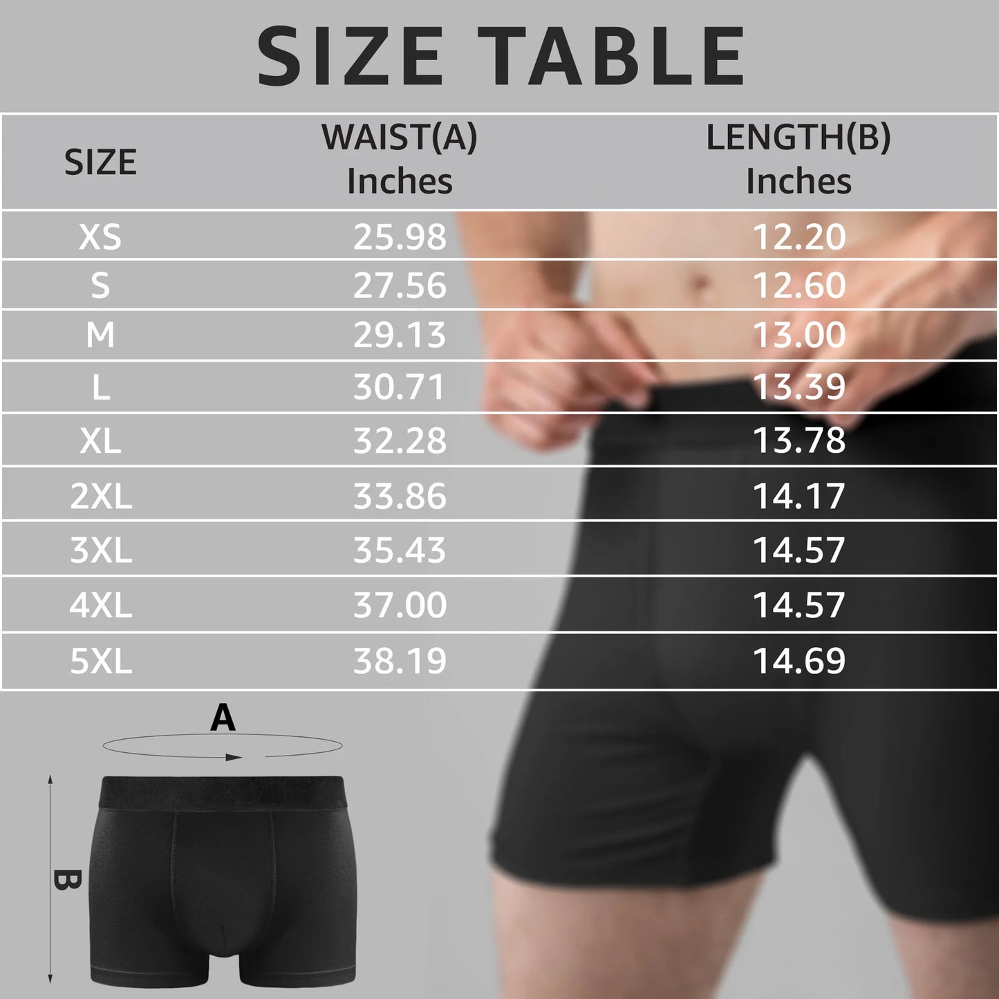 Personalized Police Couple Face Boxer Briefs – Funny "Officer's To Do List" Custom Photo Underwear Gift for Husband & Boyfriend